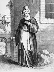Egy zsidó, a „Raccolta di 126 Stampe Che Representano Figure ed Abiti di Varie Nazione“ című műből, Velence, 1783